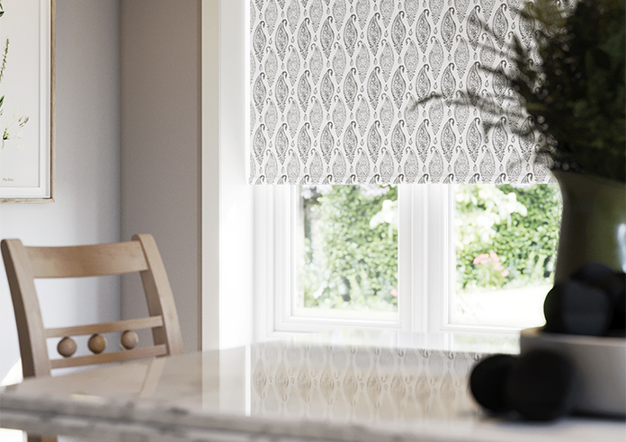 Wollerton, Grey - Twist&Fit Roller Blind - Image 5